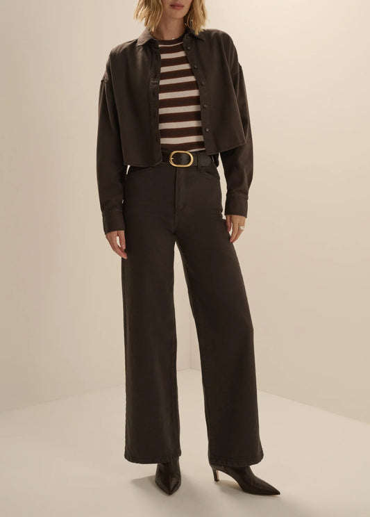 The Mischa Super High Rise Wide Leg Ankle Pant - Favorite Daughter