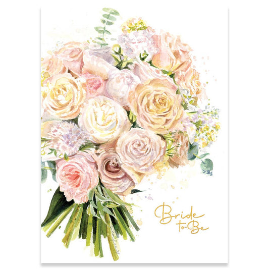 Bride to Be Bouquet Card
