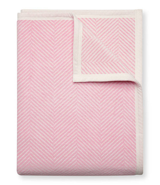 Harborview Herringbone Blush Blanket - Chappywrap
