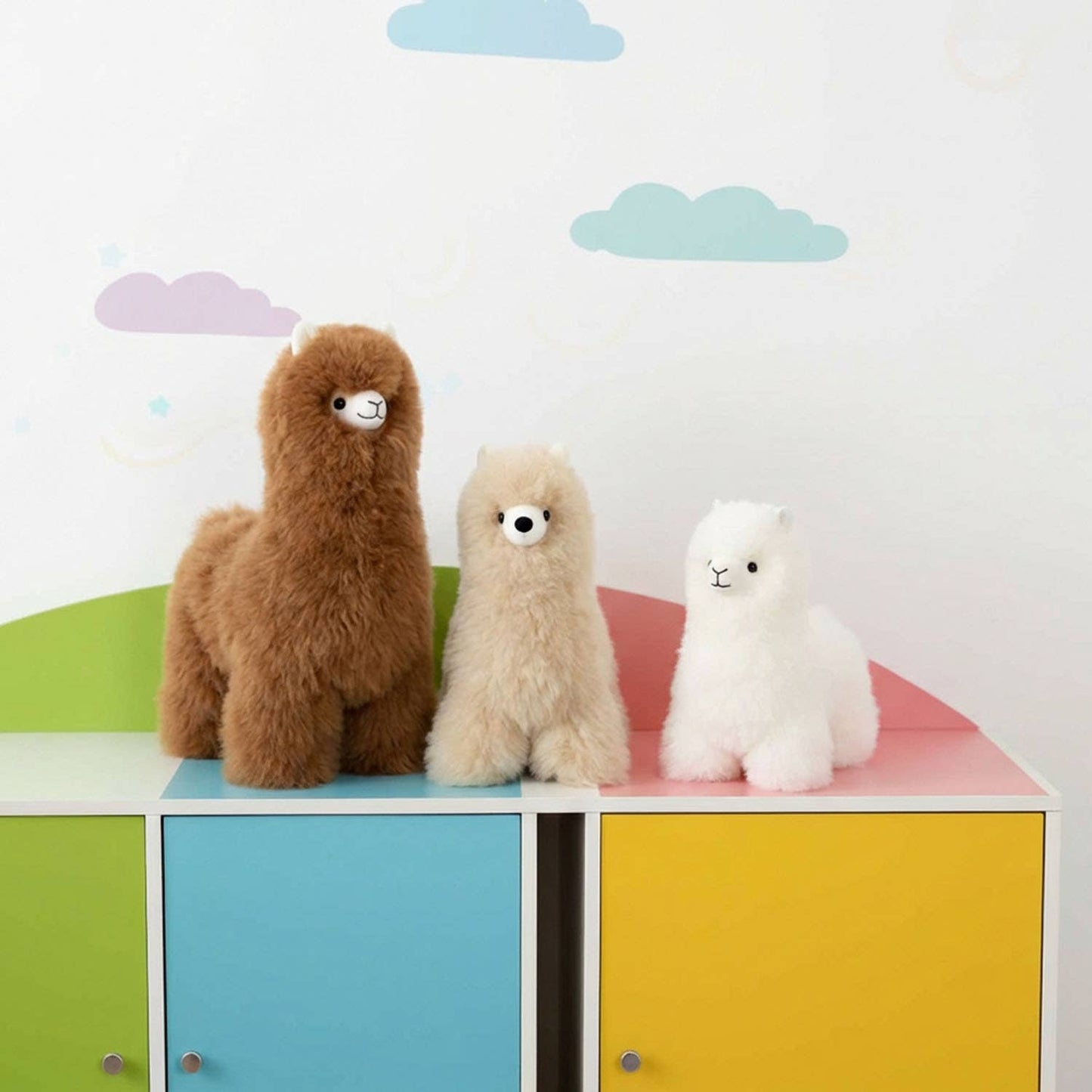 Alpaca Stuffed Animal - Alpaca Medium 12": White