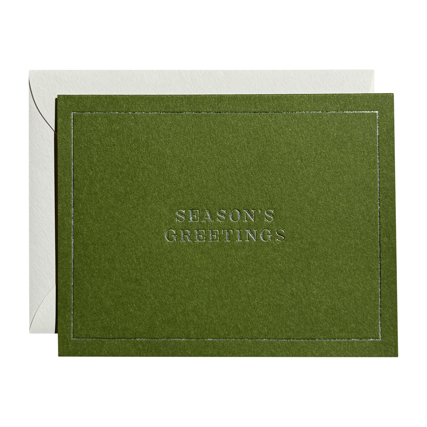 Season's Greetings Greeting Card - Mulberry