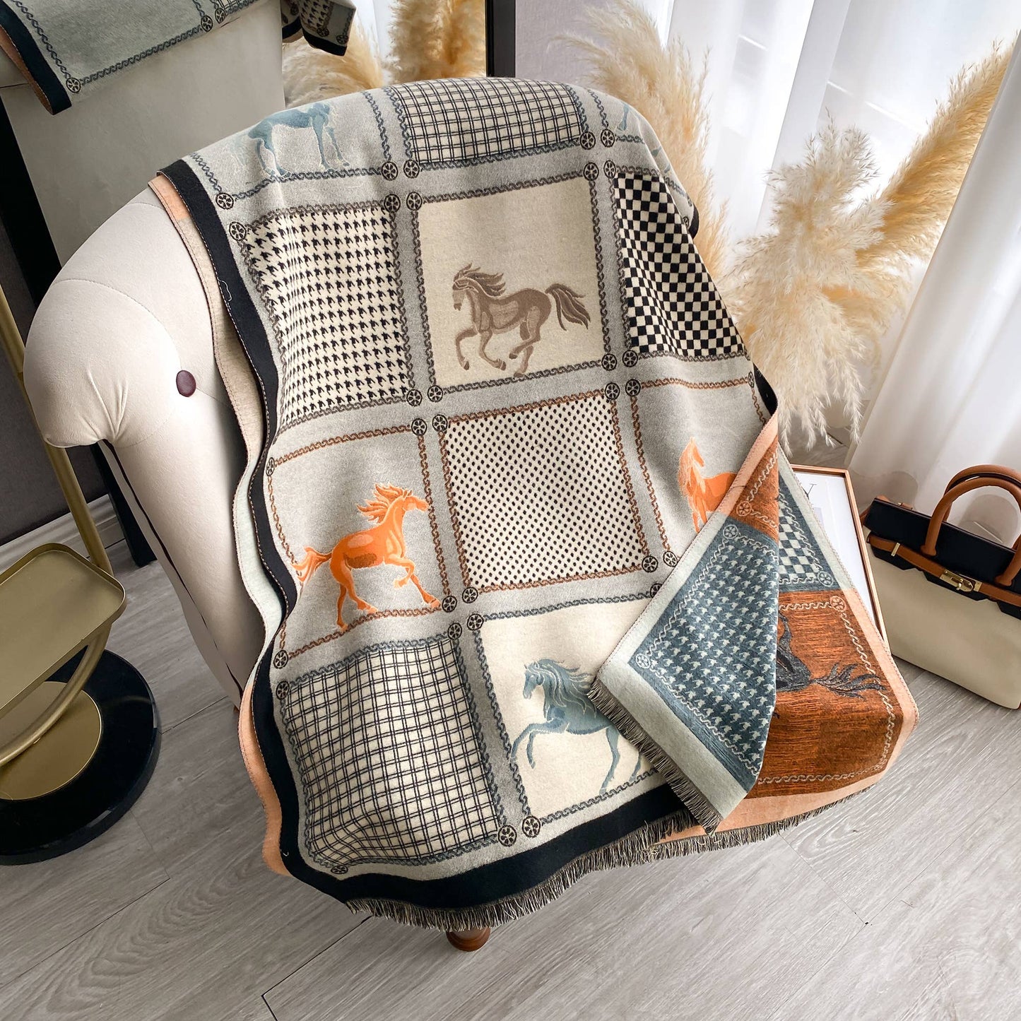 Black Equine Rearing Reversible Wrap