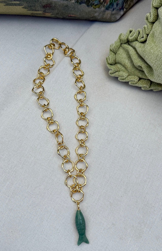 18kt Gold Filled Rolo Chain - Handmade in RI - No fish
