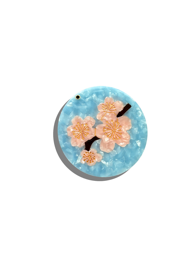 Cherry Blossom Compact Mirror