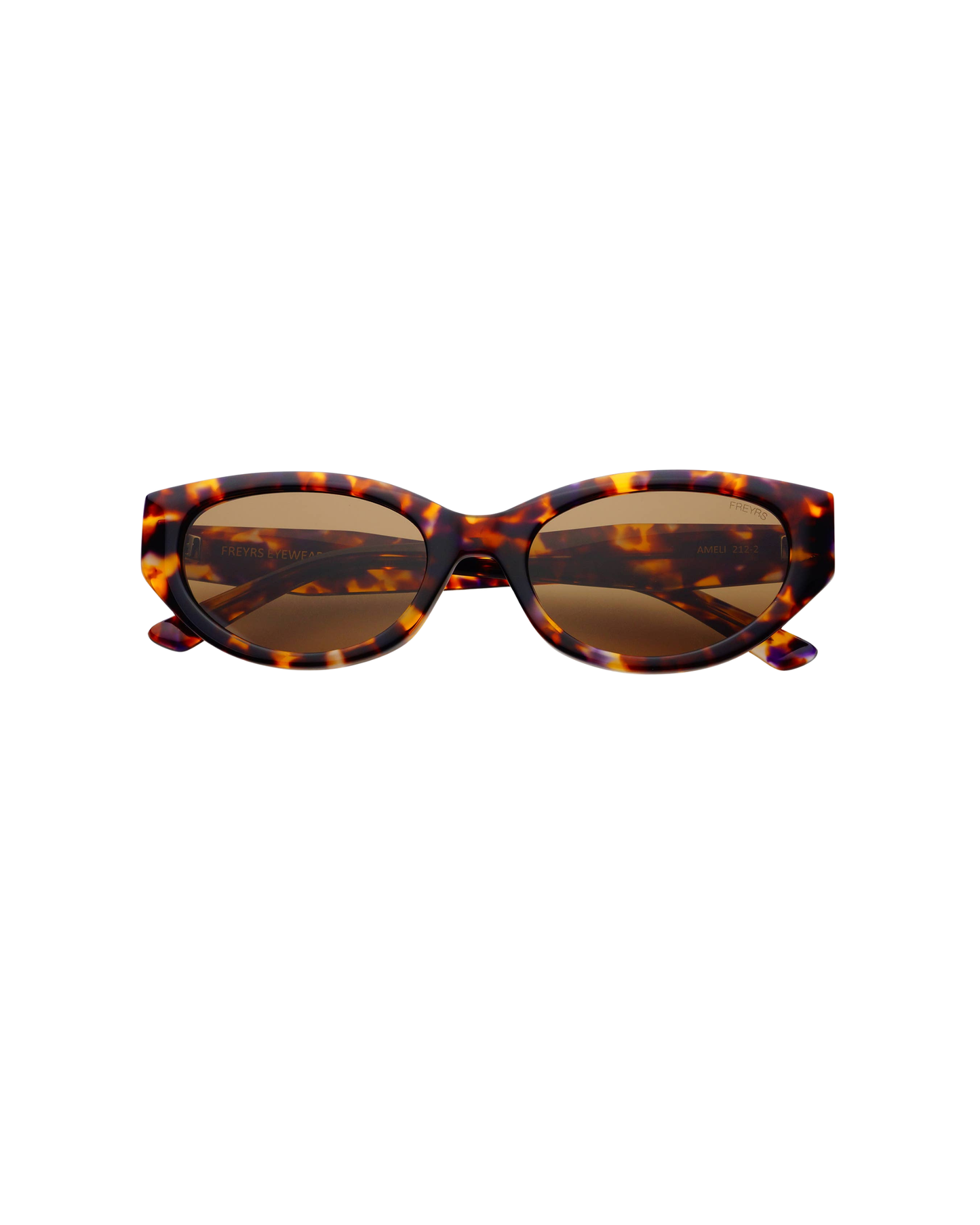 Ameli Acetate Cat-Eye Sunglasses - Tortoise - FREYRS
