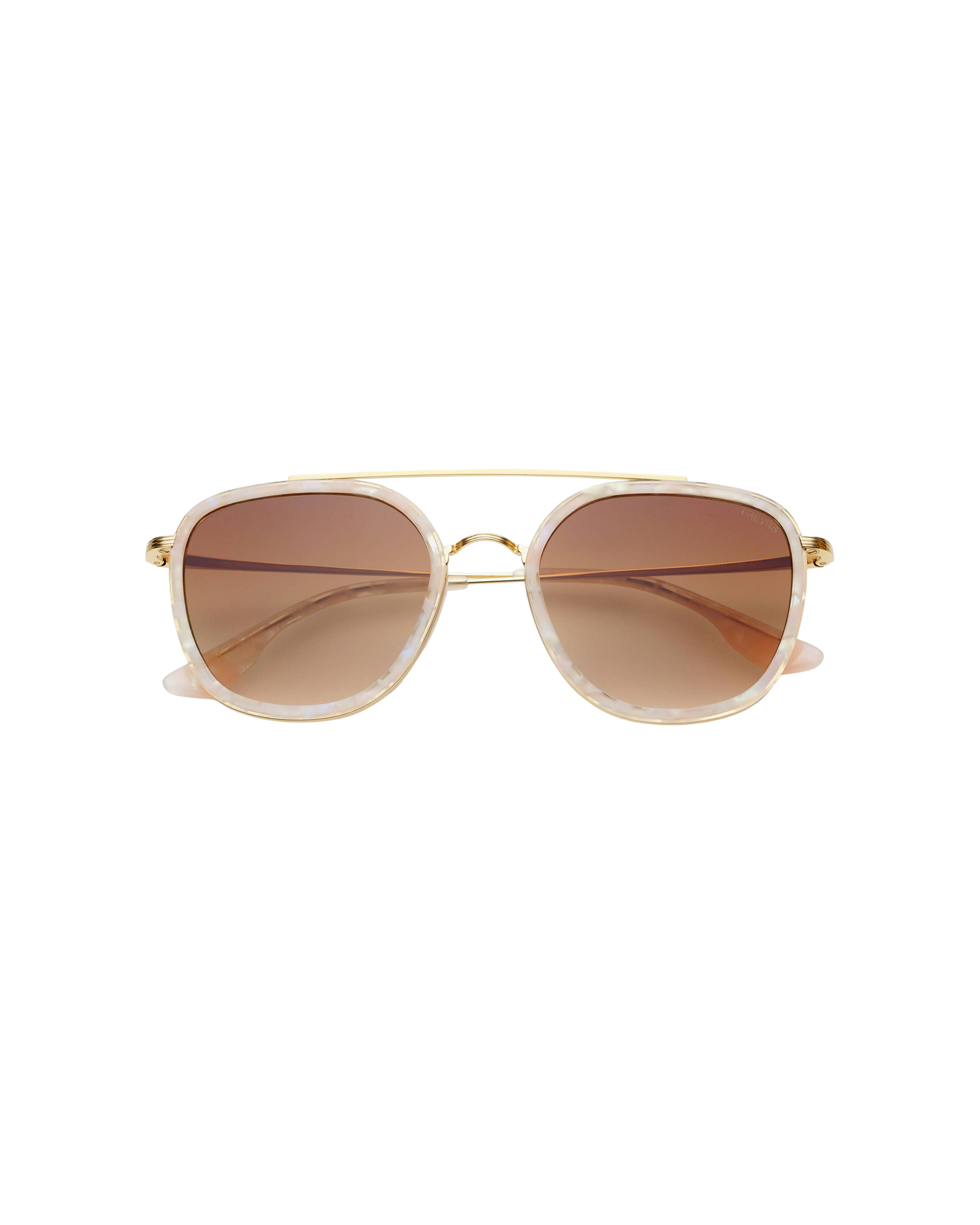 Weston Acetate Round Unisex Sunglasses - Pink/Brown - FREYRS