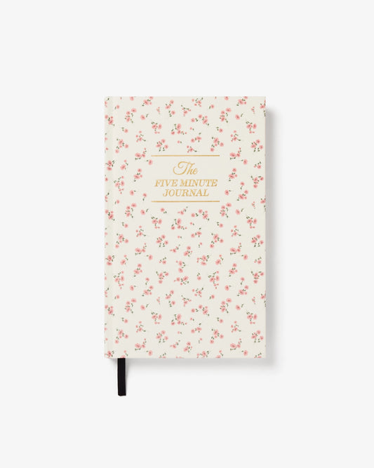 The Five Minute Journal Ditsy Rose - Daily Guided Gratitude - Intelligent Change