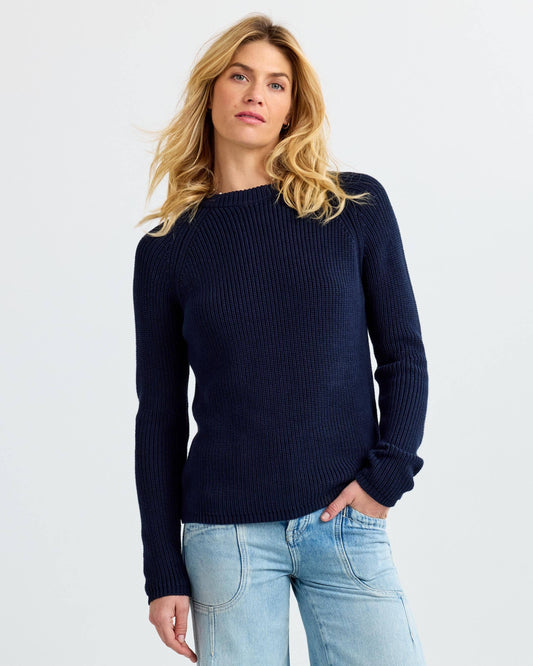 Cotton Fisherman Crew - Navy