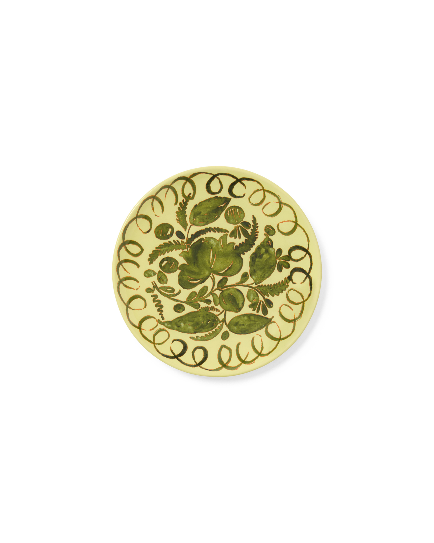 Amalfi Dessert Plate Lime - 9.1" Diameter