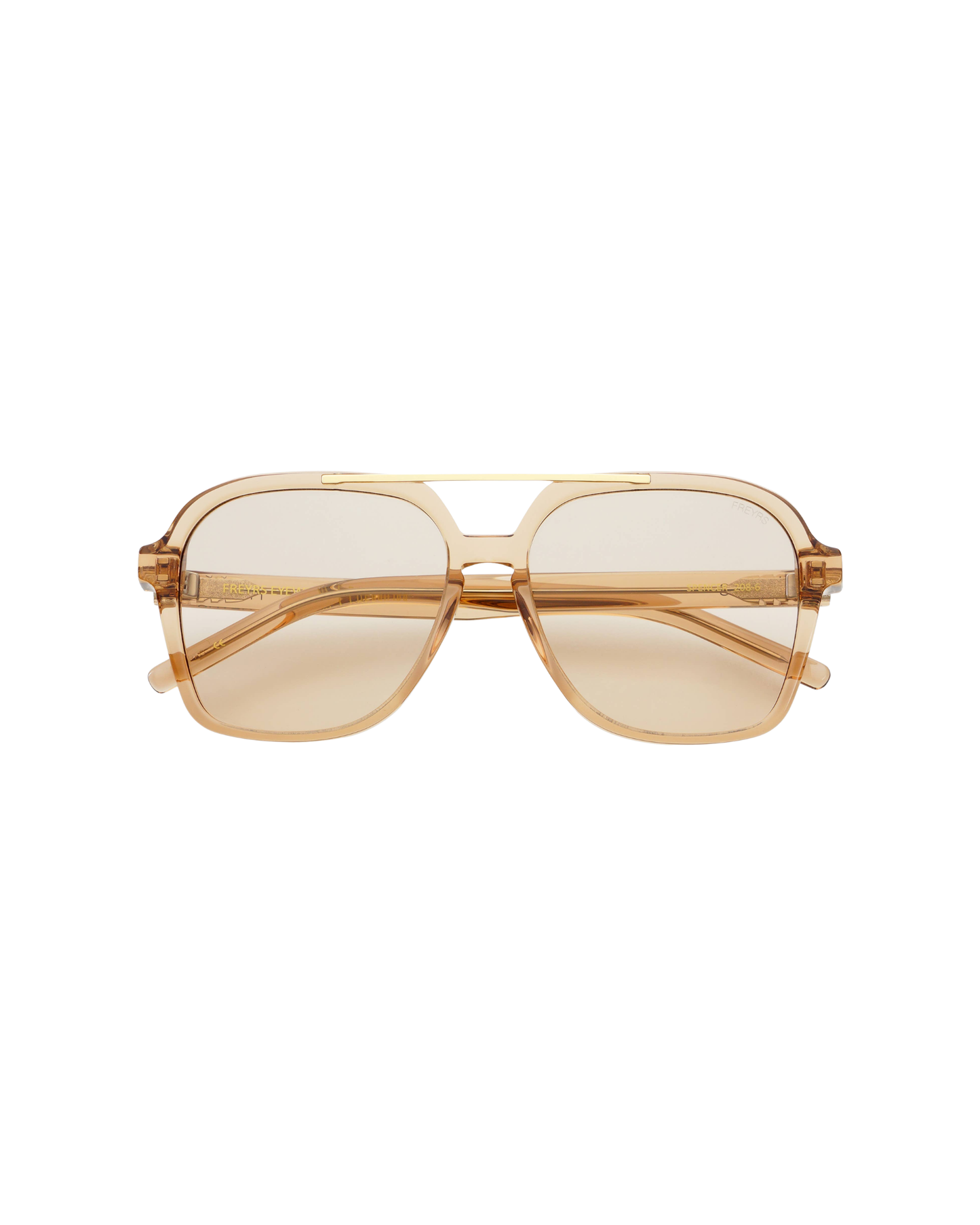 Spencer Unisex Aviator Sunglasses - Tan