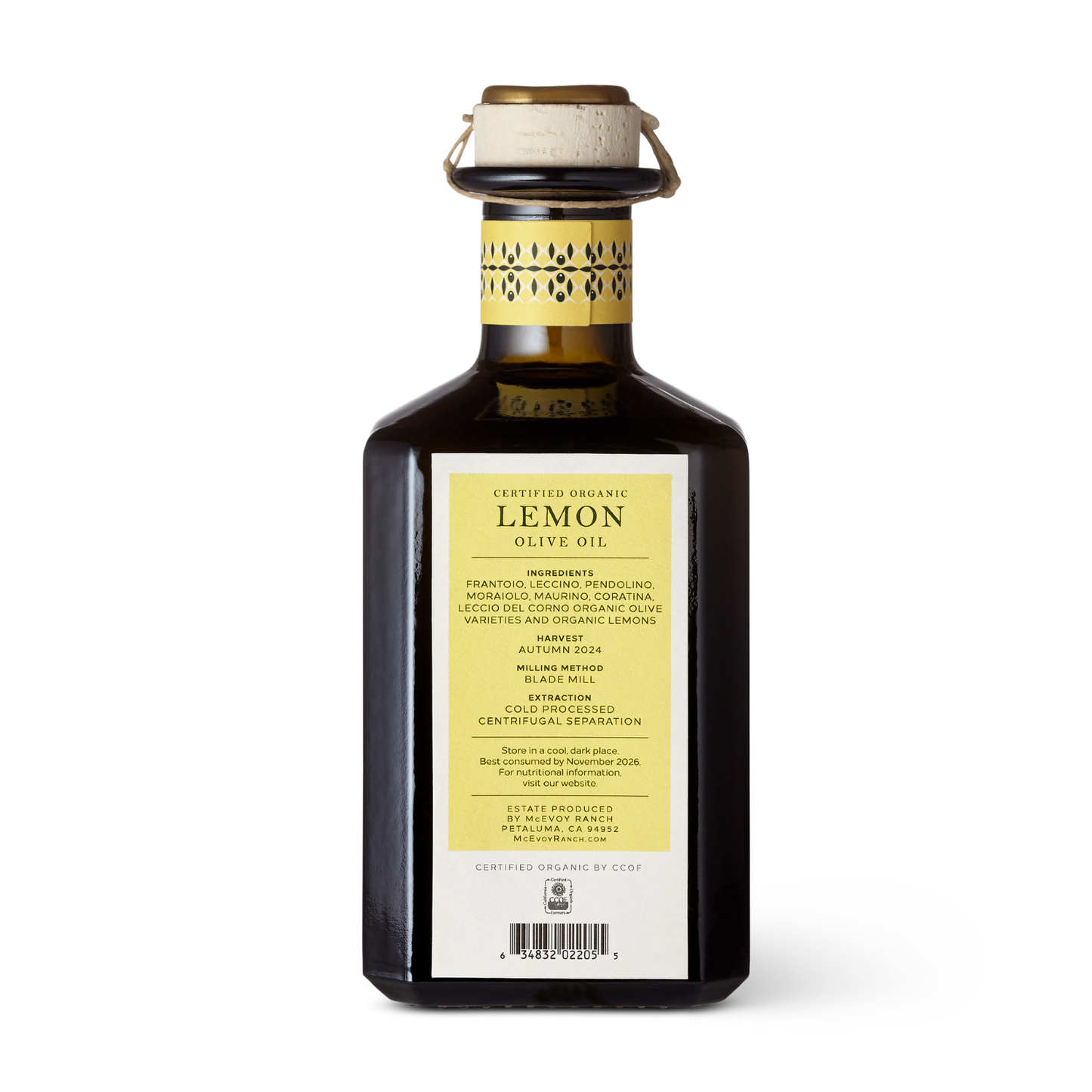 Organic Lemon Olive Oil - McEnvoy Ranch