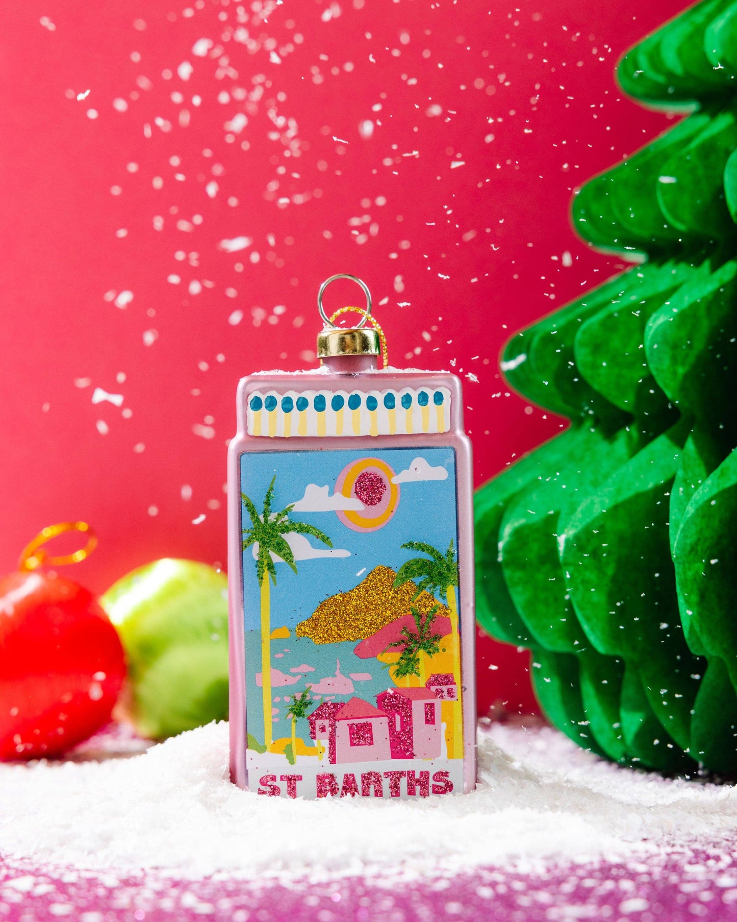 Matchbook Ornament - St. Barths