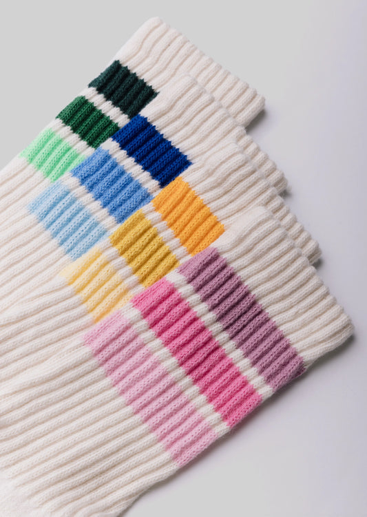 Retro Stripe Socks - ALL COLOR OPTIONS - American Trench