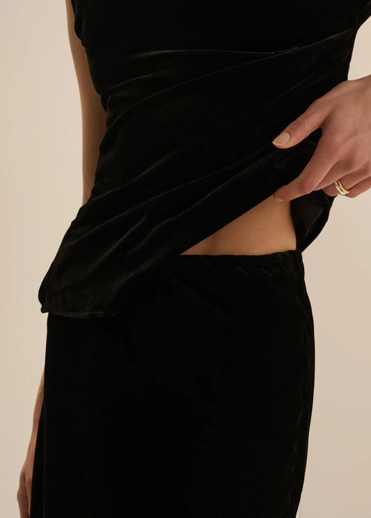 The Velvet Favorite Maxi Skirt - Favorite Daughter