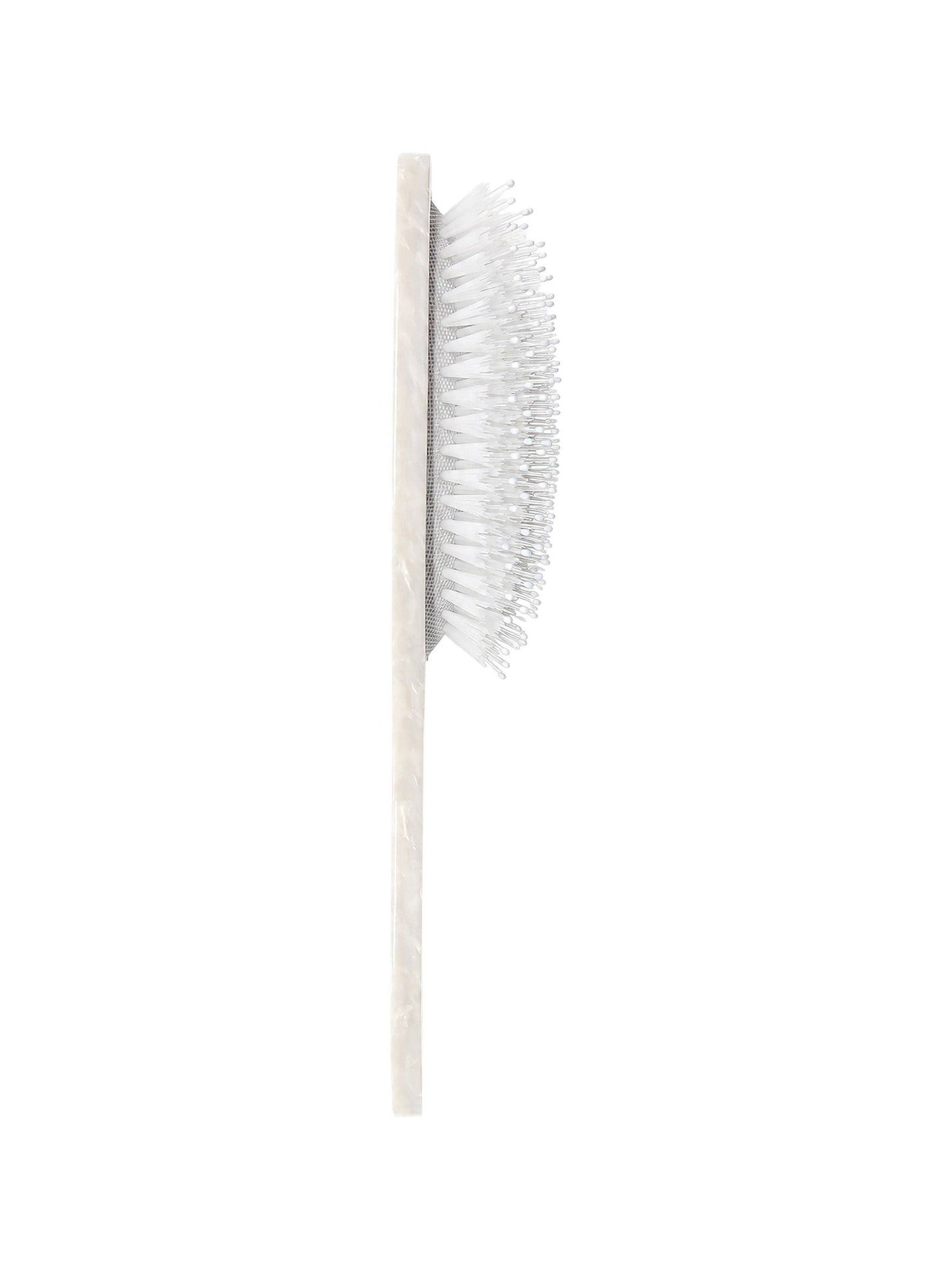 Hand-painted White Sakura Blossom Hair Brush