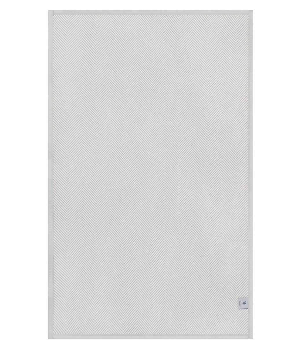 Harborview Herringbone Light Grey Blanket - Original
