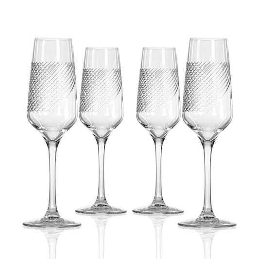 Bourbon Street Champagne Flute 8oz - Set of 4