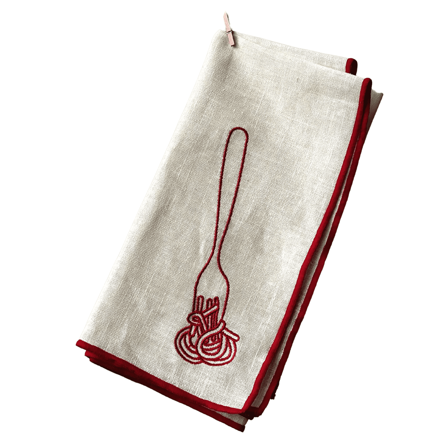 Linen Blend Napkins - Spaghetti (Set of 2) - Maegan
