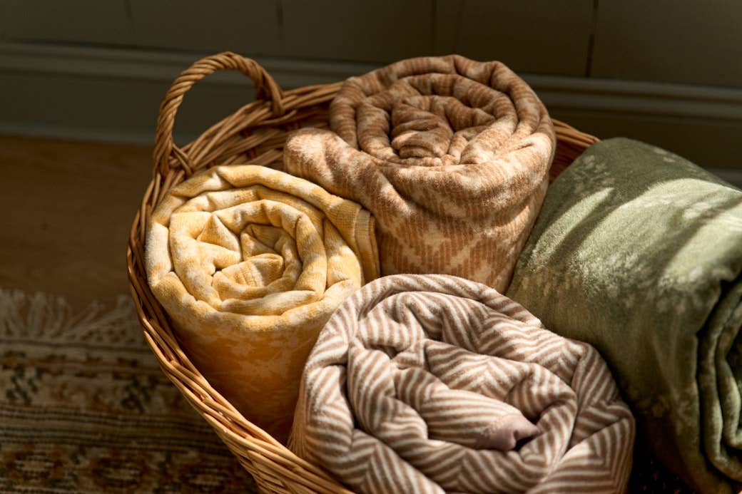 Harborview Herringbone Sepia Blanket - Chappywrap