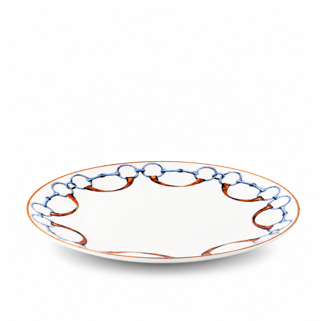 Wellington Bit Pattern Bone China Round Dinner Plate
