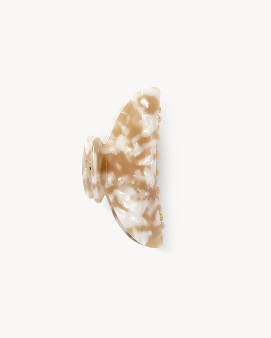 Midi Heirloom Claw in Taupe Shell