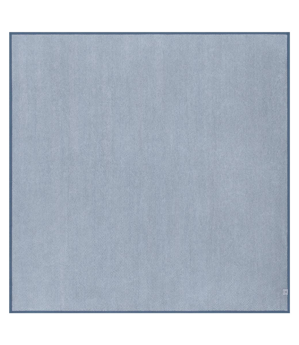 Harborview Herringbone Cornflower Blanket - Midi