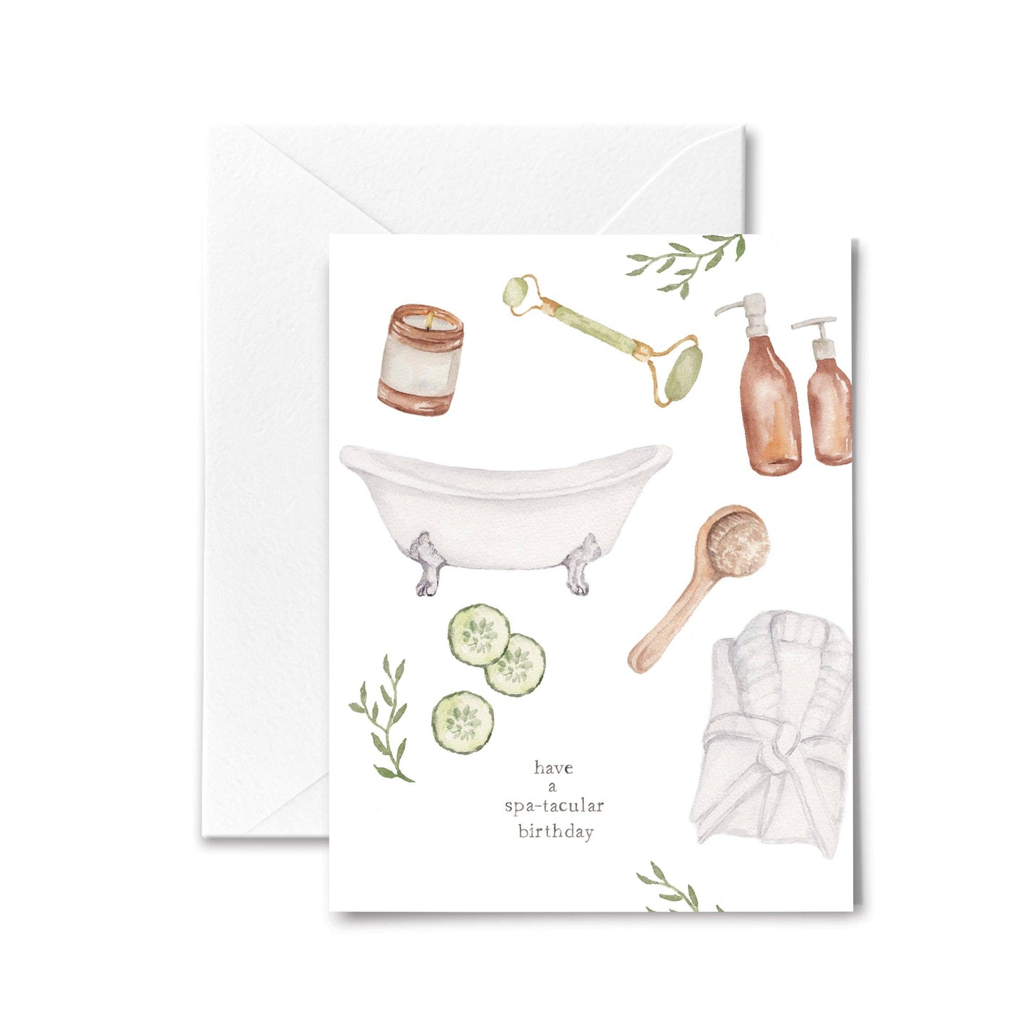 Birthday Card - Spa Day
