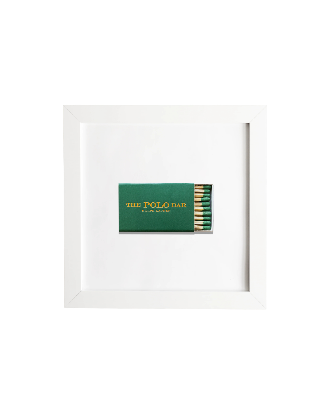 The Polo Bar Matchbox Print with White Frame
