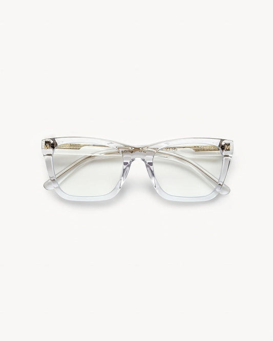 Reading Glasses in Clear: Blue Light (No Magnification)