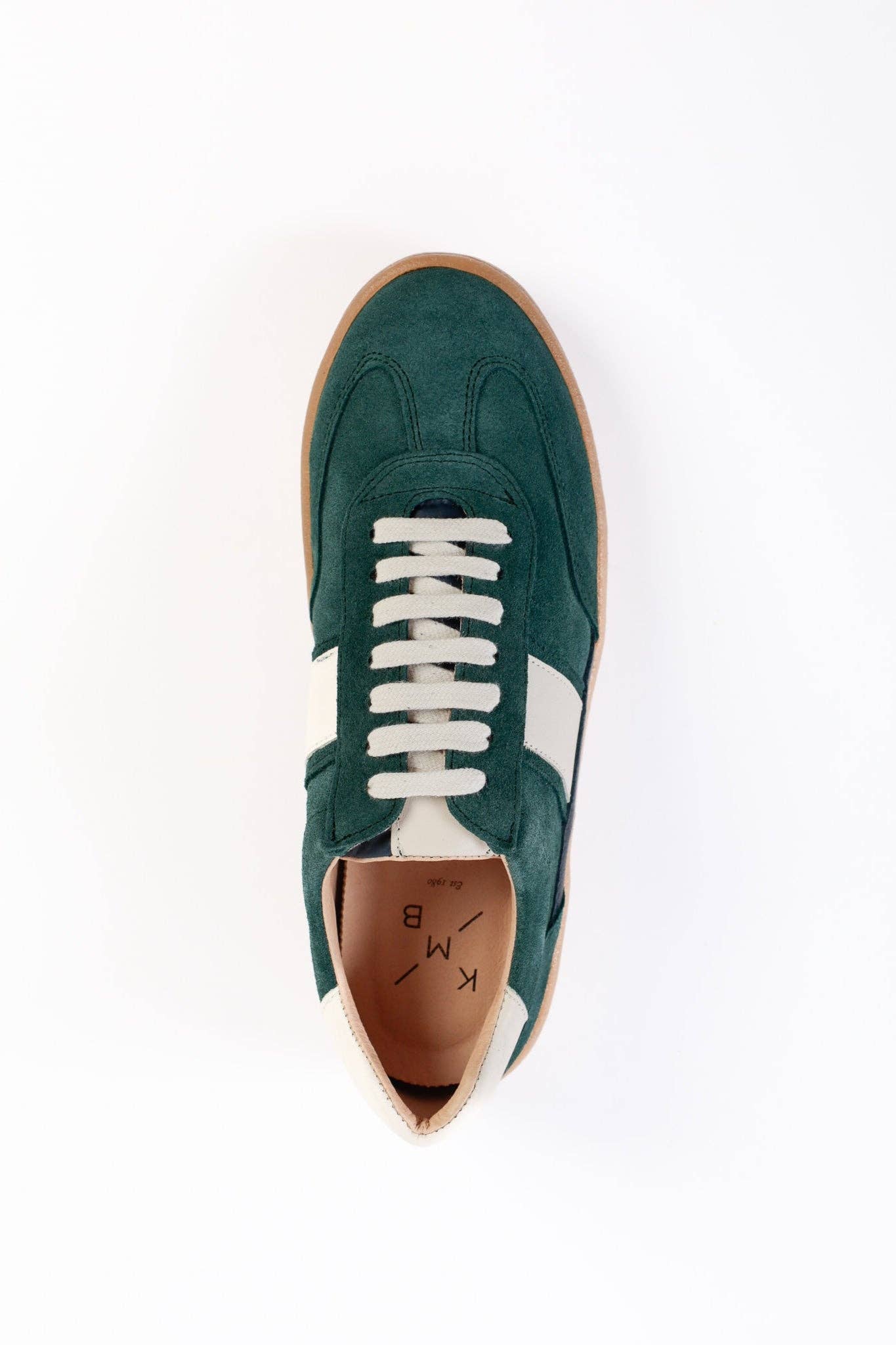 Marian Green Leather Sneakers