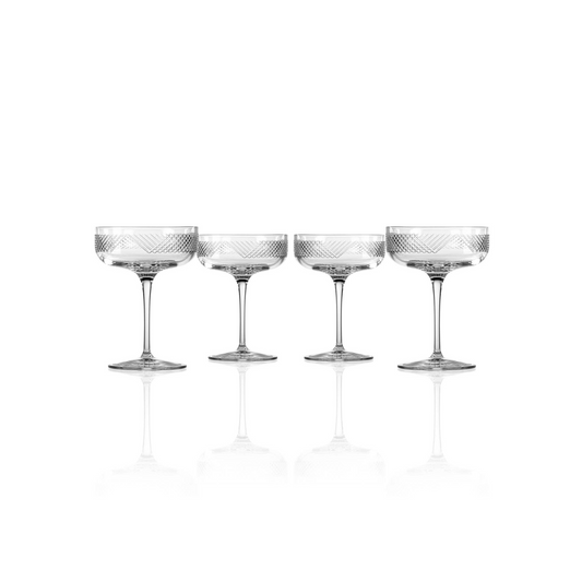 Bourbon Street Coupe Glass 10.25 oz - Set of 4