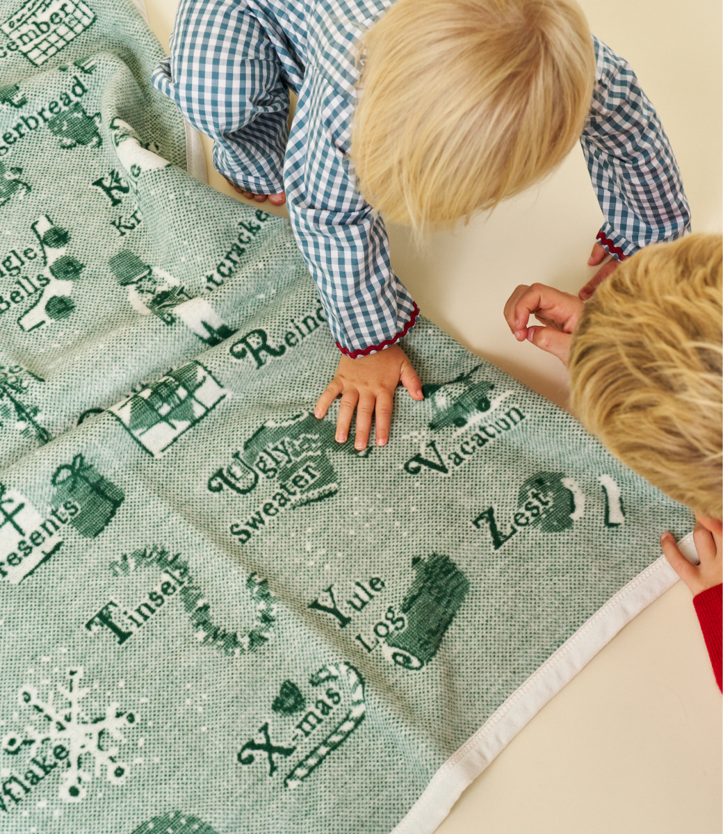 ABC's of Christmas Mini Blanket