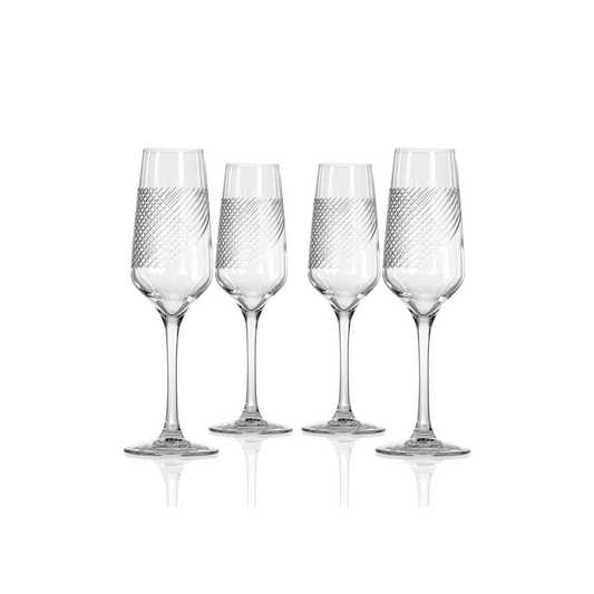 Bourbon Street Champagne Flute 8oz - Set of 4