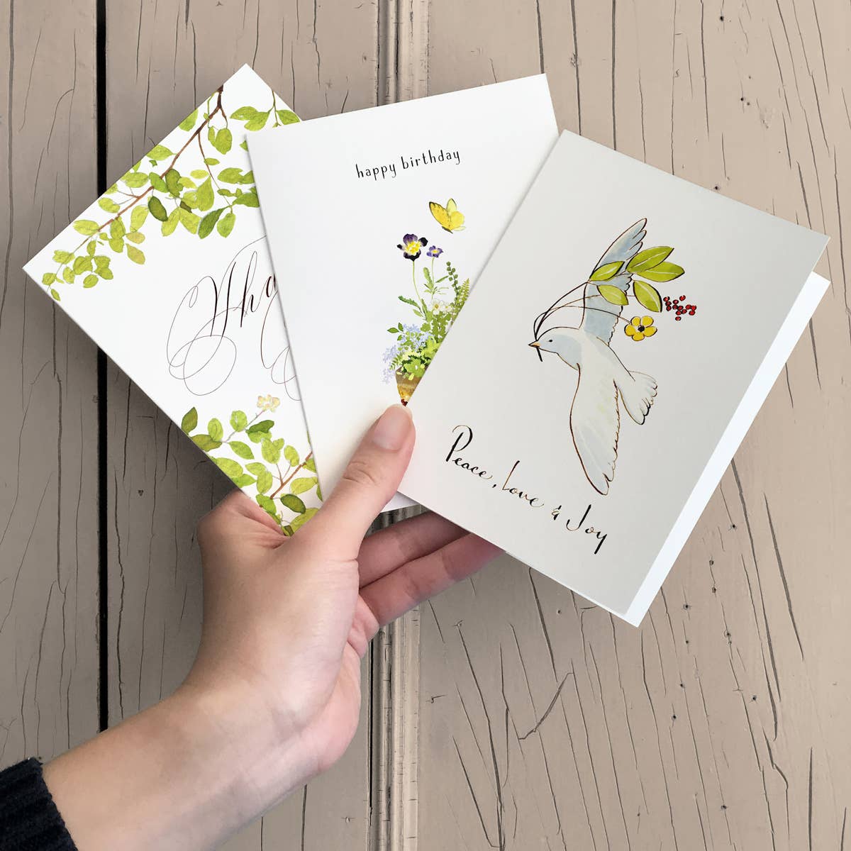 Sunrise Bouquet - Thank You Greeting Card - Flowers