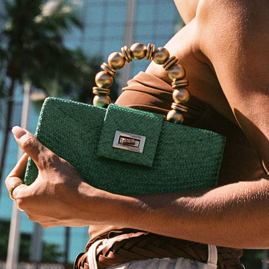 Emerald Green Statement Clutch