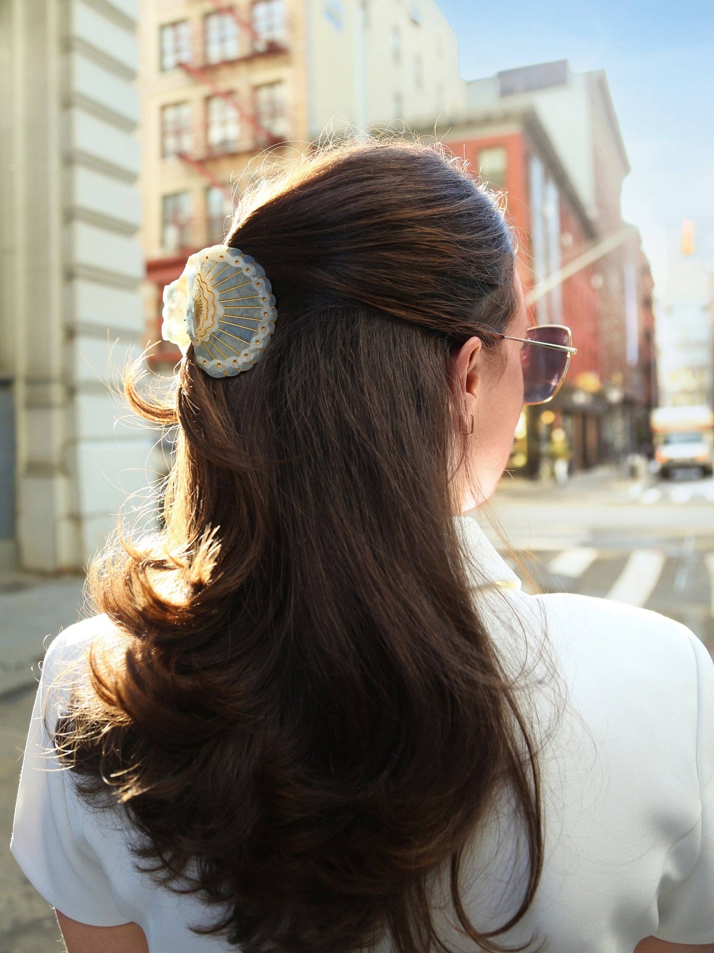 Scallop Seashell Claw Hair Clip