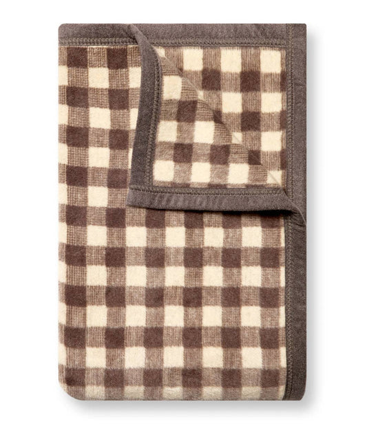 Gingham Mocha Midi  - Chappywrap