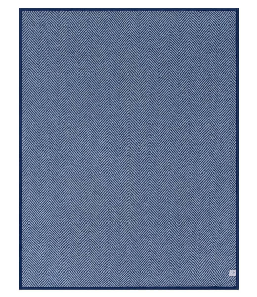 Harborview Herringbone Navy Blanket - Original