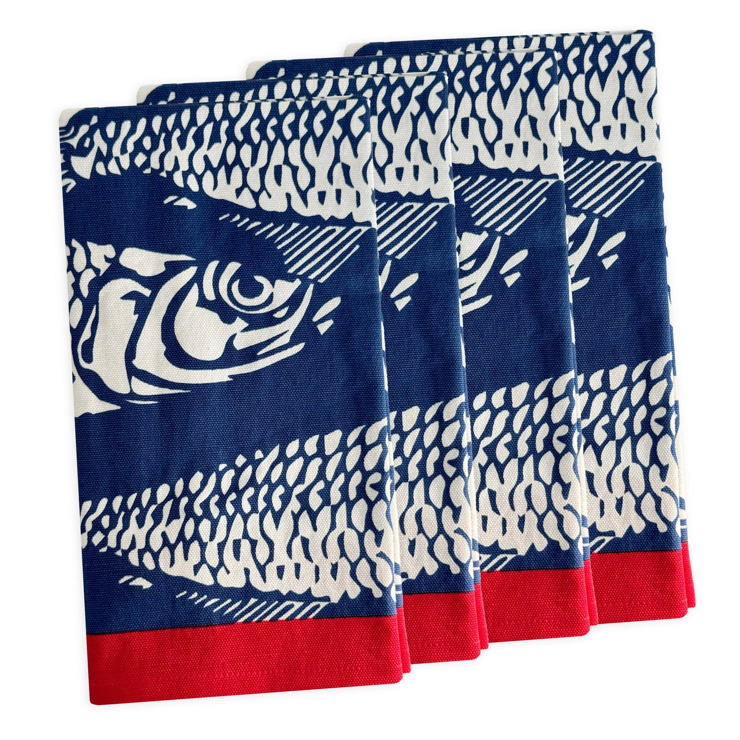 Sardines Dinner Napkins - Set of 4