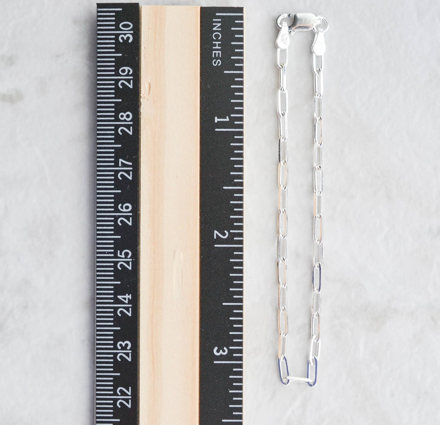 Sterling Silver Paperclip Bracelet