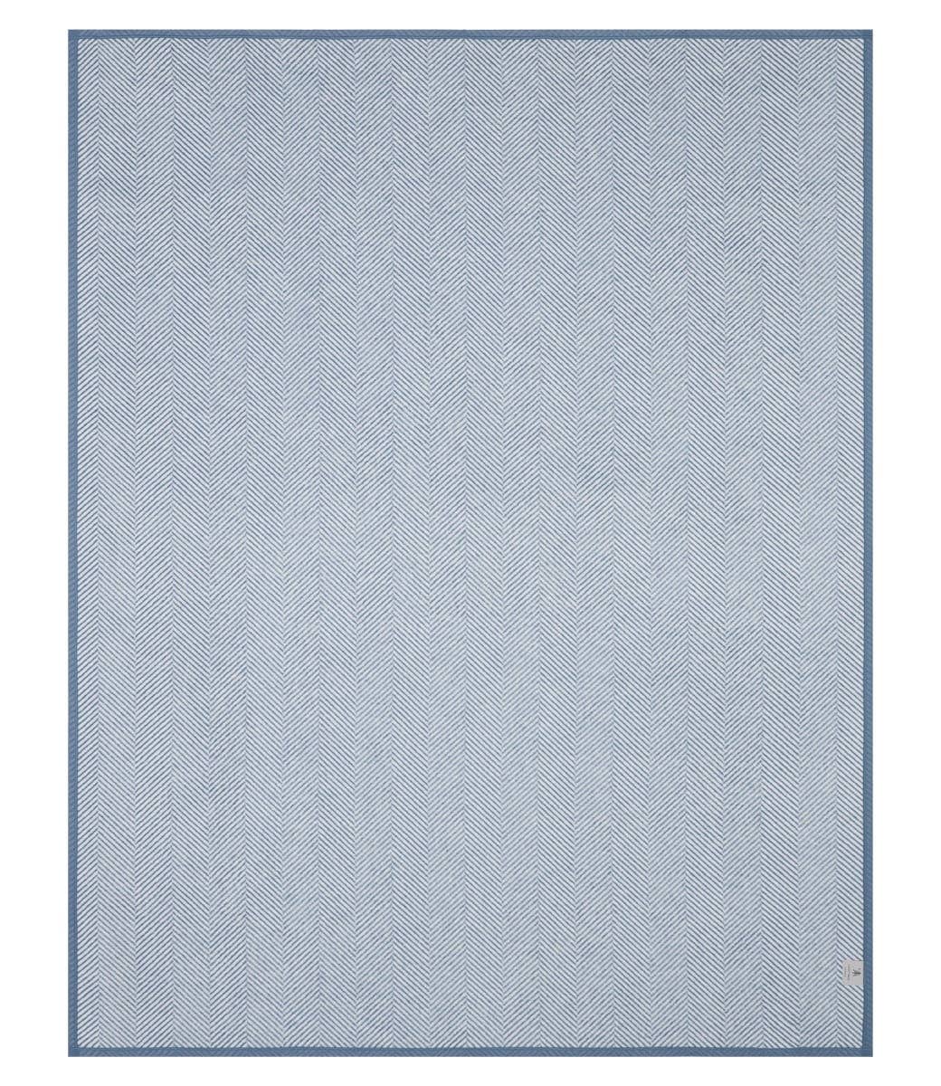 Harborview Herringbone Cornflower Blanket - Chappywrap