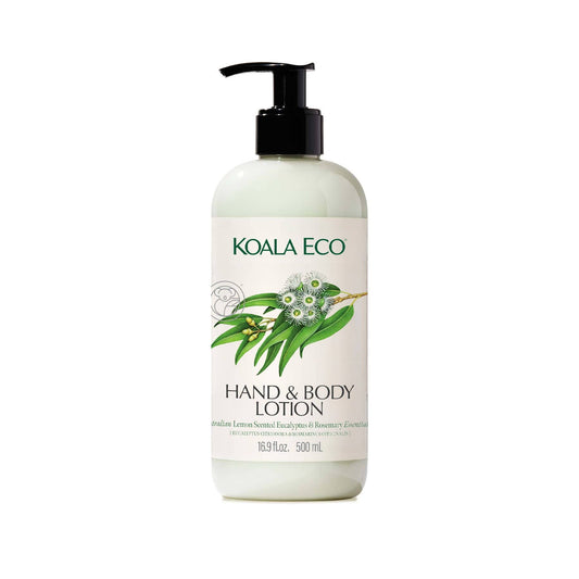 Hand & Body Lotion - Lemon Scented Eucalyptus & Rosemary - Koala Eco