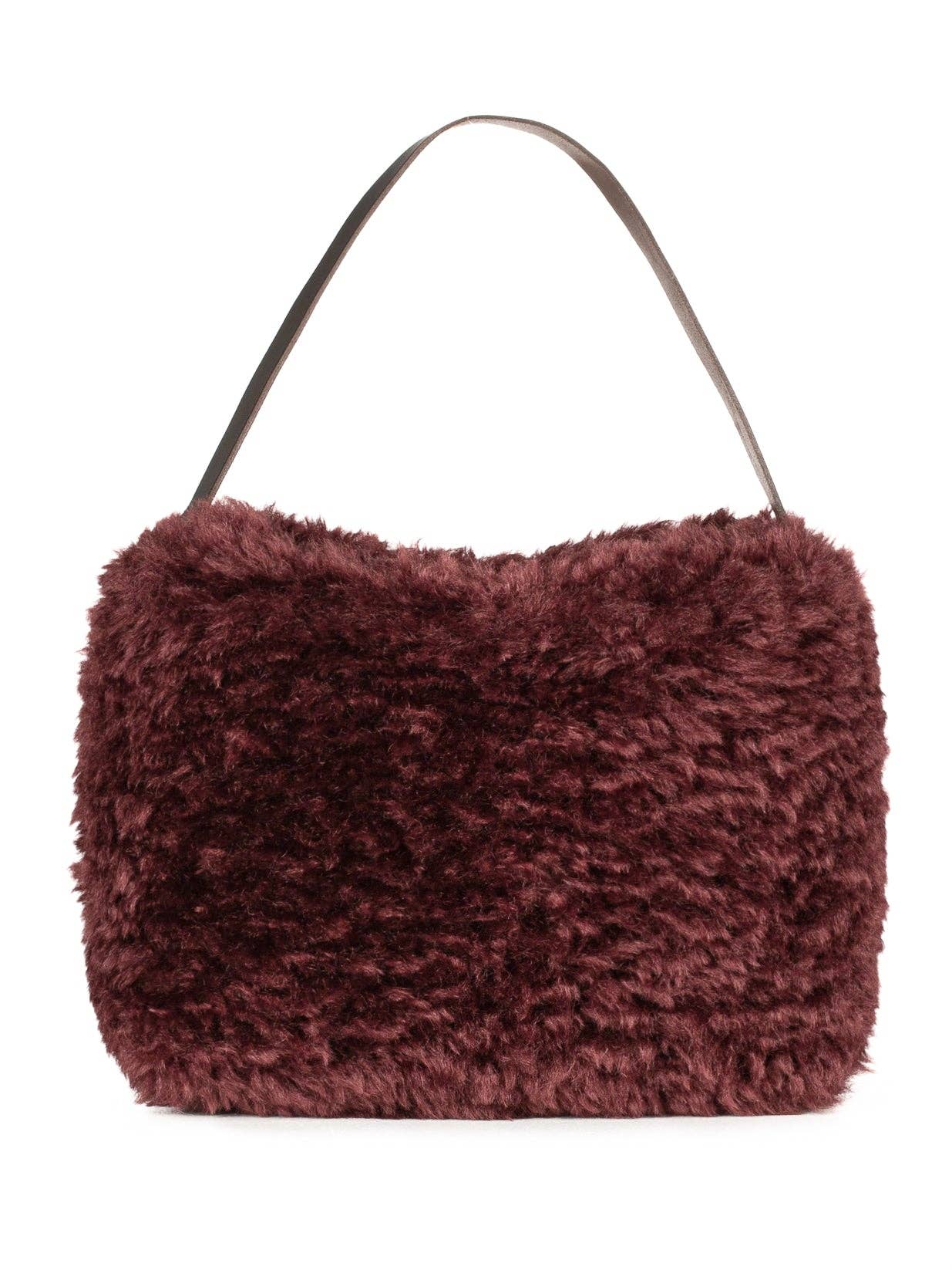 Arc Fur Bag - Chestnut