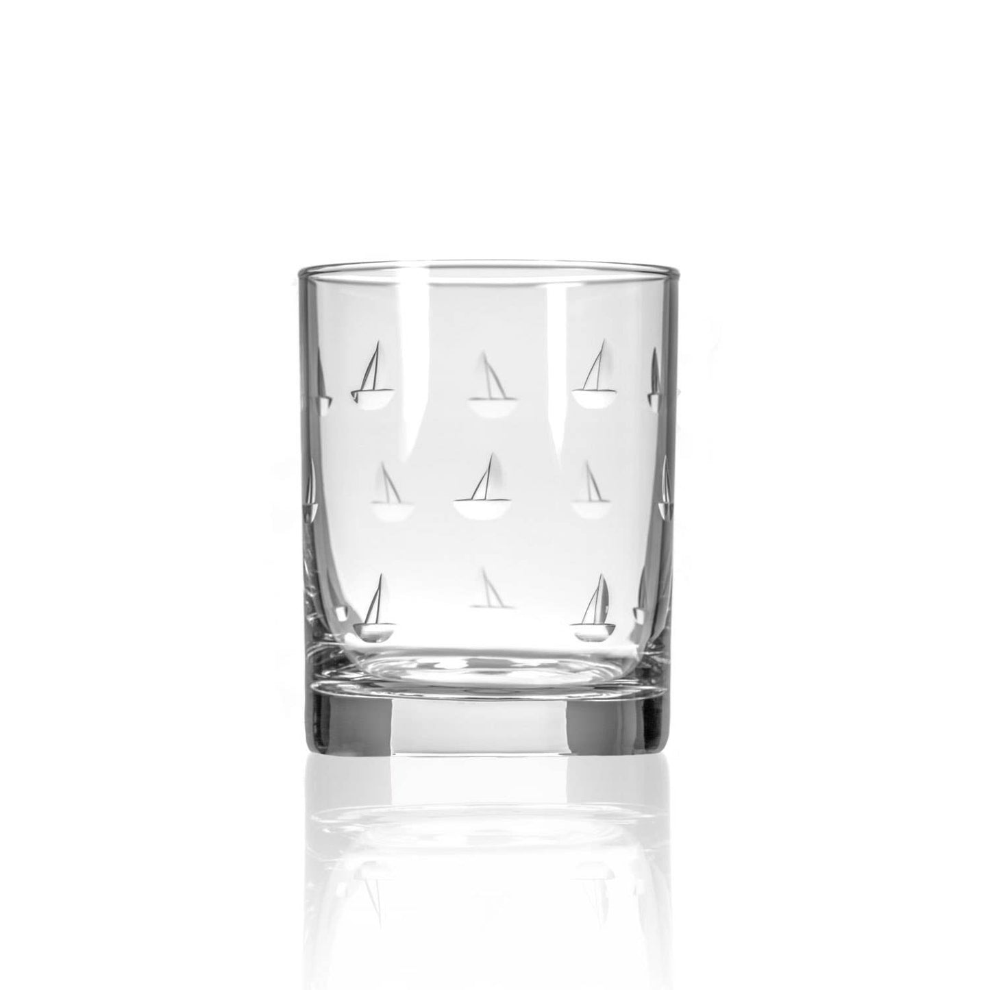 Sailing Double Old Fashioned Cocktail Glass 13oz - Set of 4