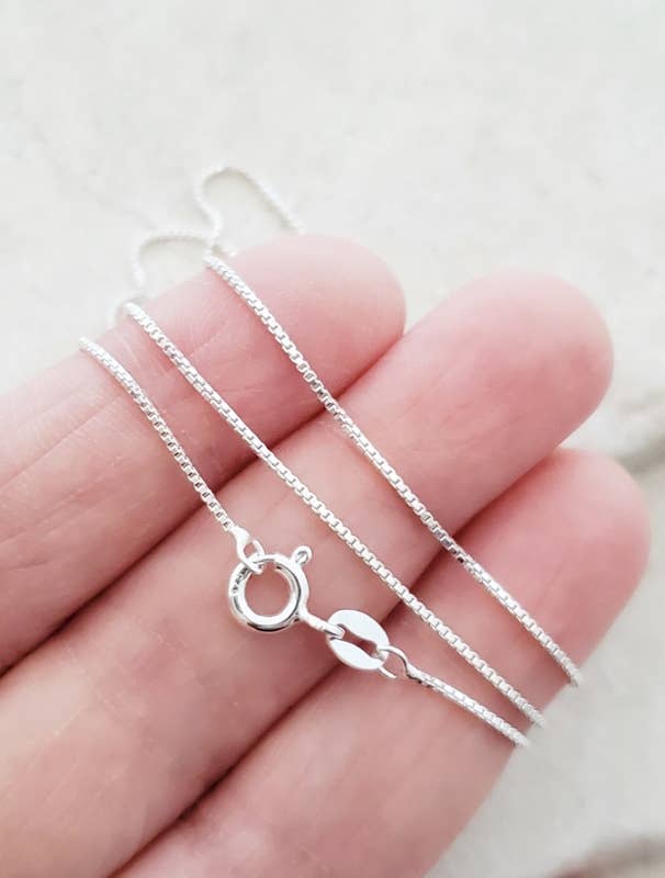 16" Sterling Silver Box Chain