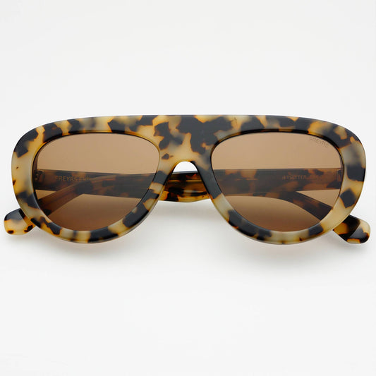 Jetsetter Acetate Women's Aviator Sunglasses - Milky Tortoise - FREYRS