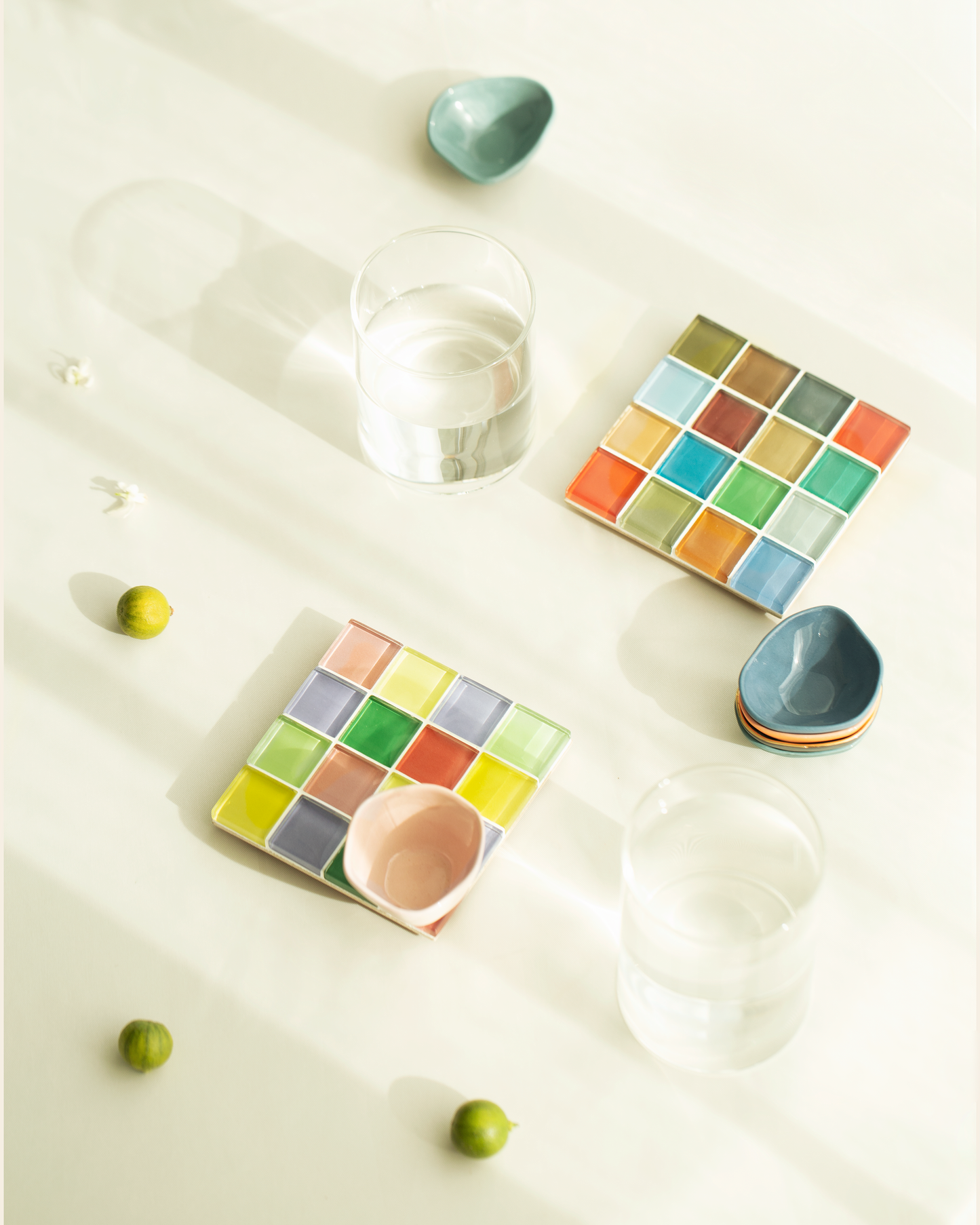 Glass Tile Coaster - The Autumn Sprinkles