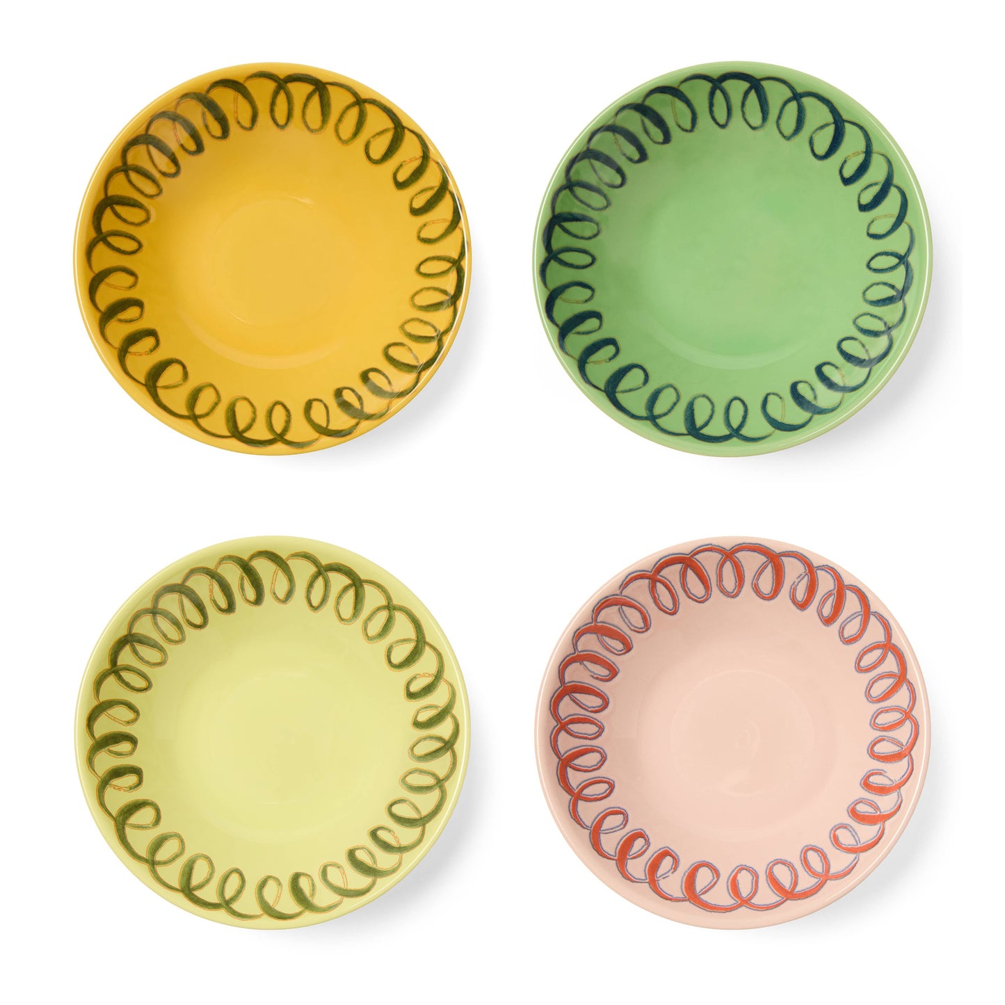 Amalfi Cereal Bowl Lime - 7" Diameter