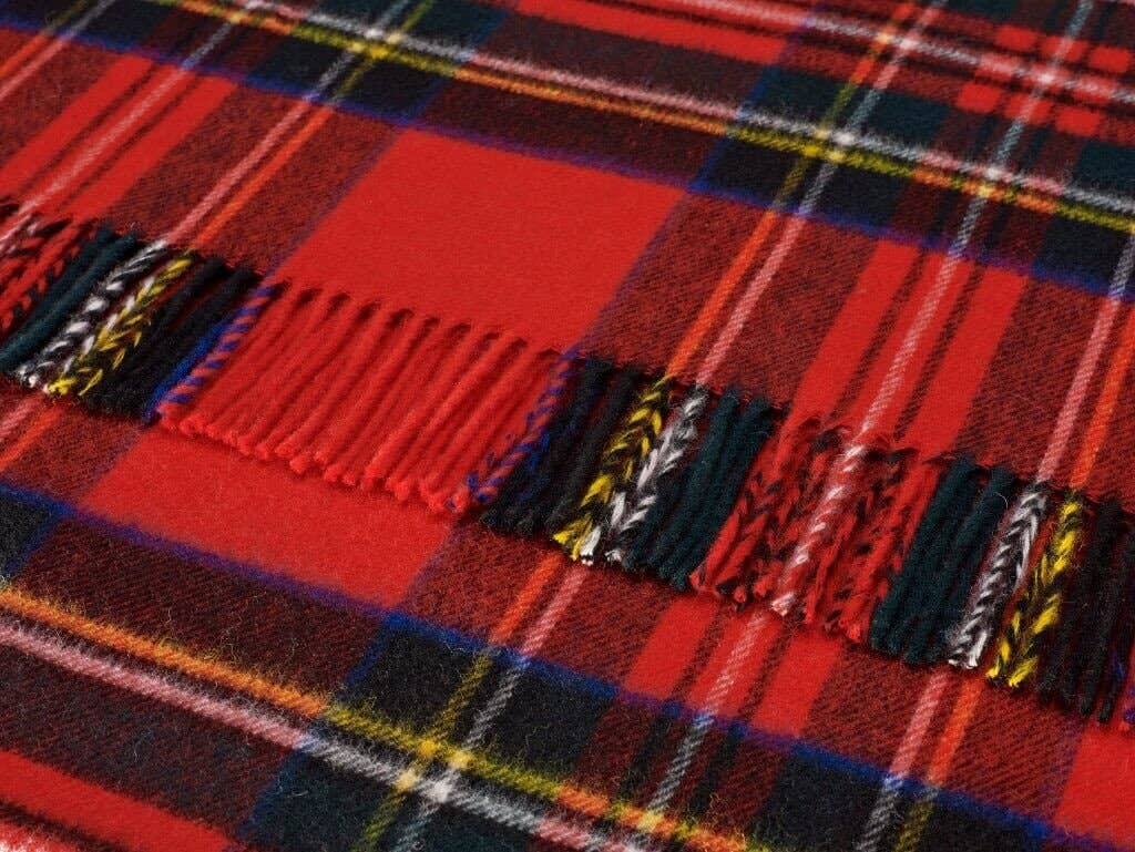 Blanket Scarf - Classic Red Tartan