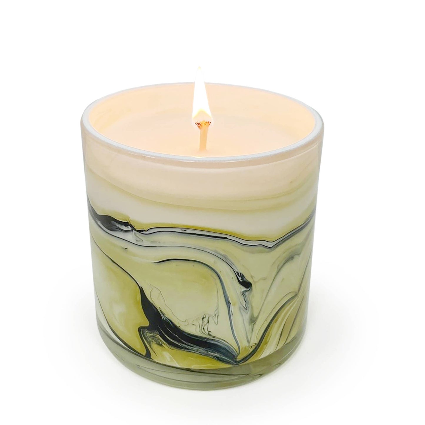 Vetiver & Oak 14 oz. Swirl Glass Candle